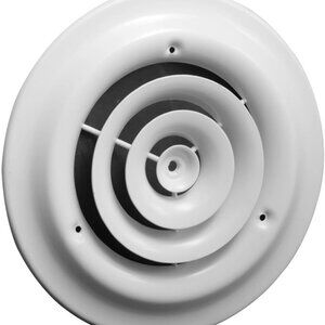 HVAC Premium 8'' Round Ceiling Diffuser - Easy Air Flow - HVAC Vent Duct Cover [